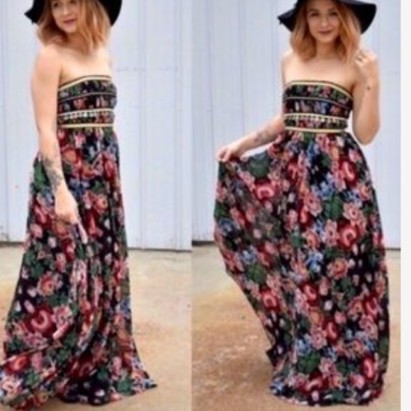 NWT Pearl by Georgina Chapman Maxi Dress - Picture 2 of 13